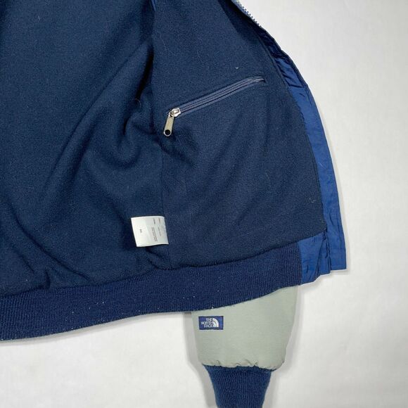 North‎ Face Jacket Women Size Medium Made in the USA Gray Blue Full Zip - Picture 6 of 12